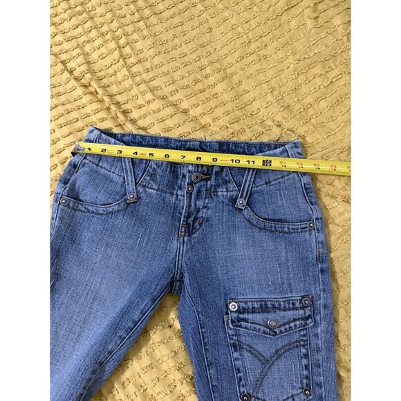 Y2K Rare Vintage 90’s Women’s Zana-di Jeans Flared Details Size 3 - Picture 9 of 10